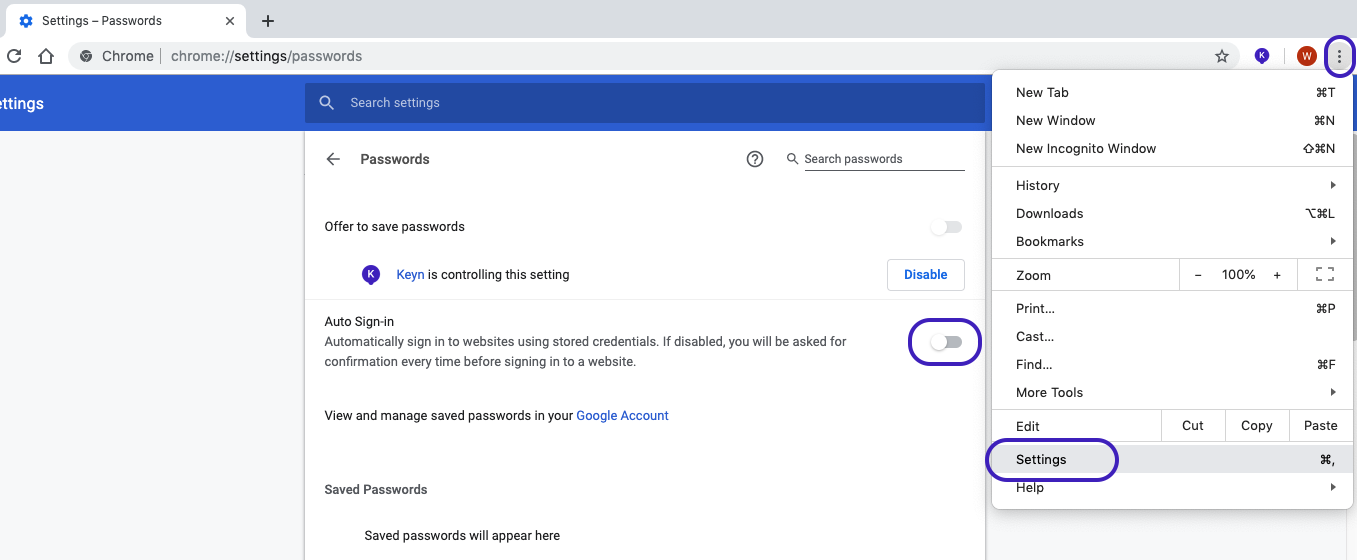 Disable password auto-fill in Google Chrome